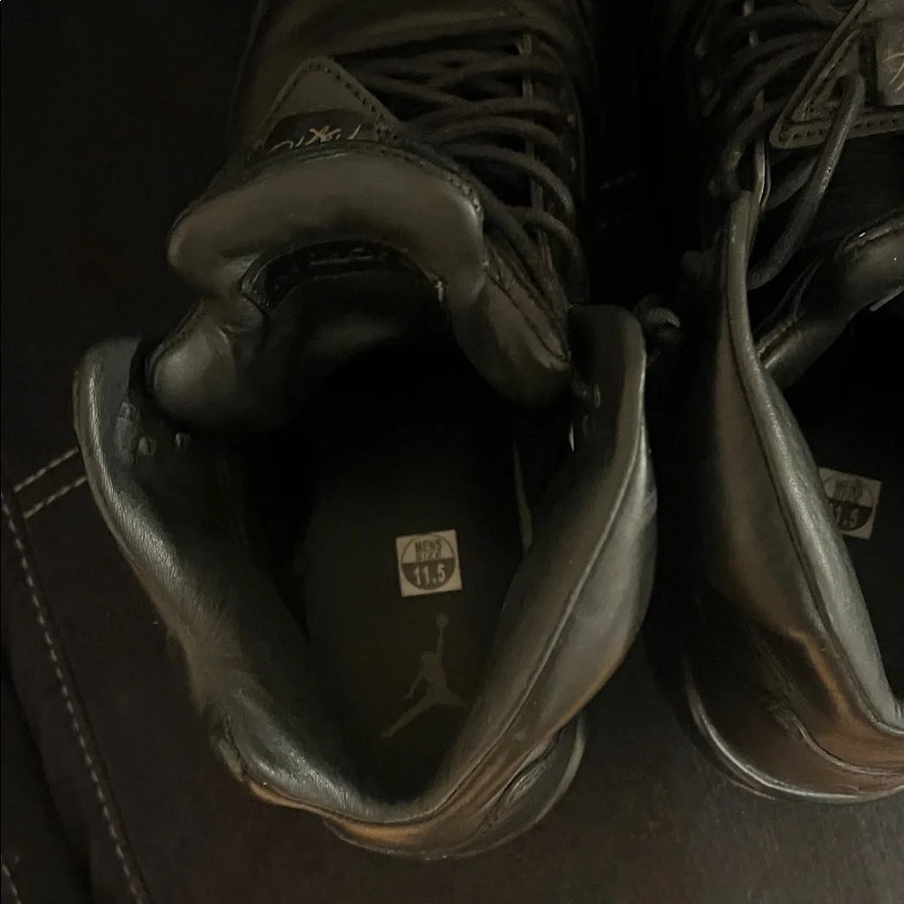 Jordan Black High-Top Sneakers - Picture 6 of 9